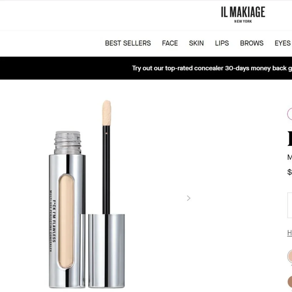 IL MAKIAGE F*CK I'M FLAWLESS Shade 1.5 - Multi-Use Perfecting Concealer NWT